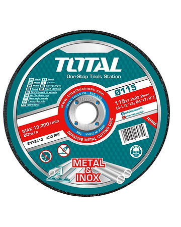 DISCO CORTE TOTAL METAL (125MM 1.2MM)