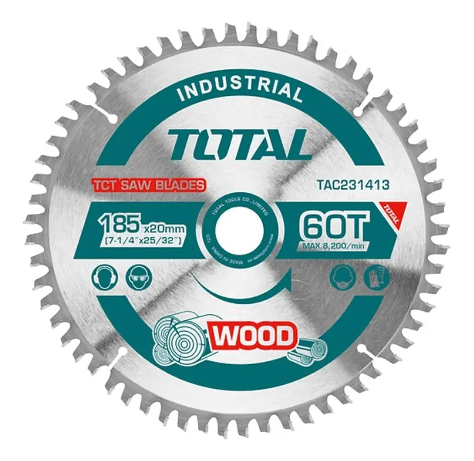 Disco De Sierra Circular 7 1/4 Pulgadas 60 Dientes Total 1