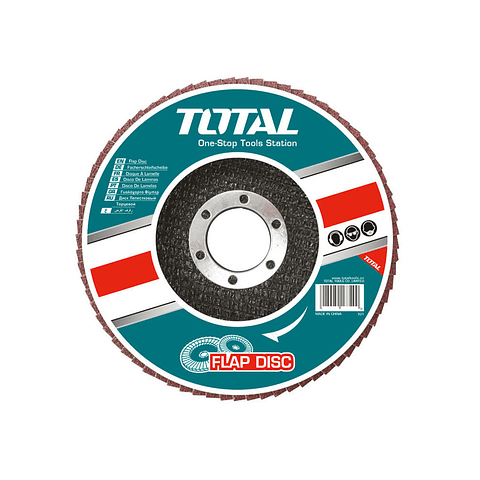 Disco Flap Lija Pulir Traslapado Laminado Metal Total