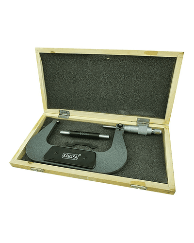Micrometro Esterno Professionale 100-125mm - Precisione 0.01mm, Con Certificato E Garanzia - Foto 8