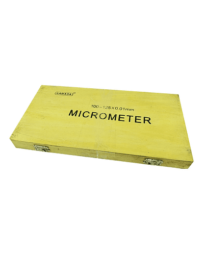 Micrometro De Exterior 100 - 125 Mm 0.01 Mm