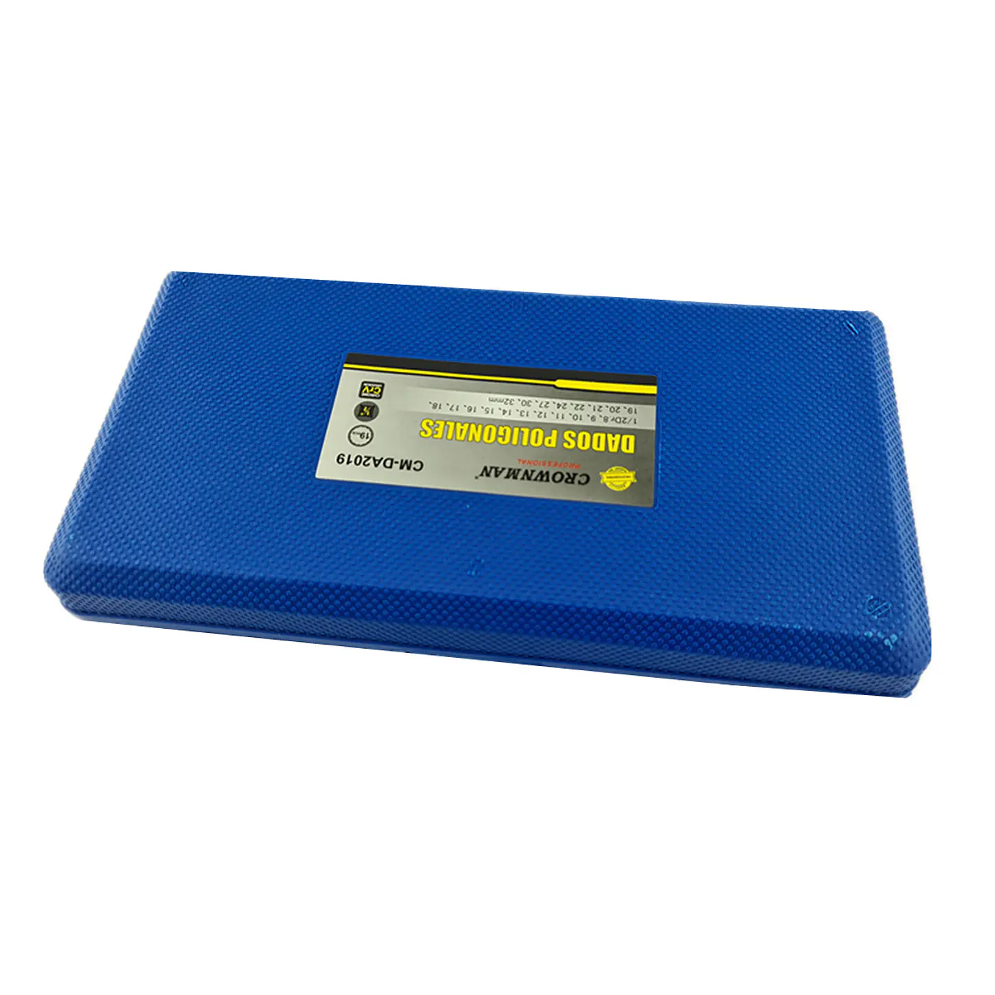 Kit Set Juego Dados Poligonales 1/2 Pulg 19 Piezas Crownman 3