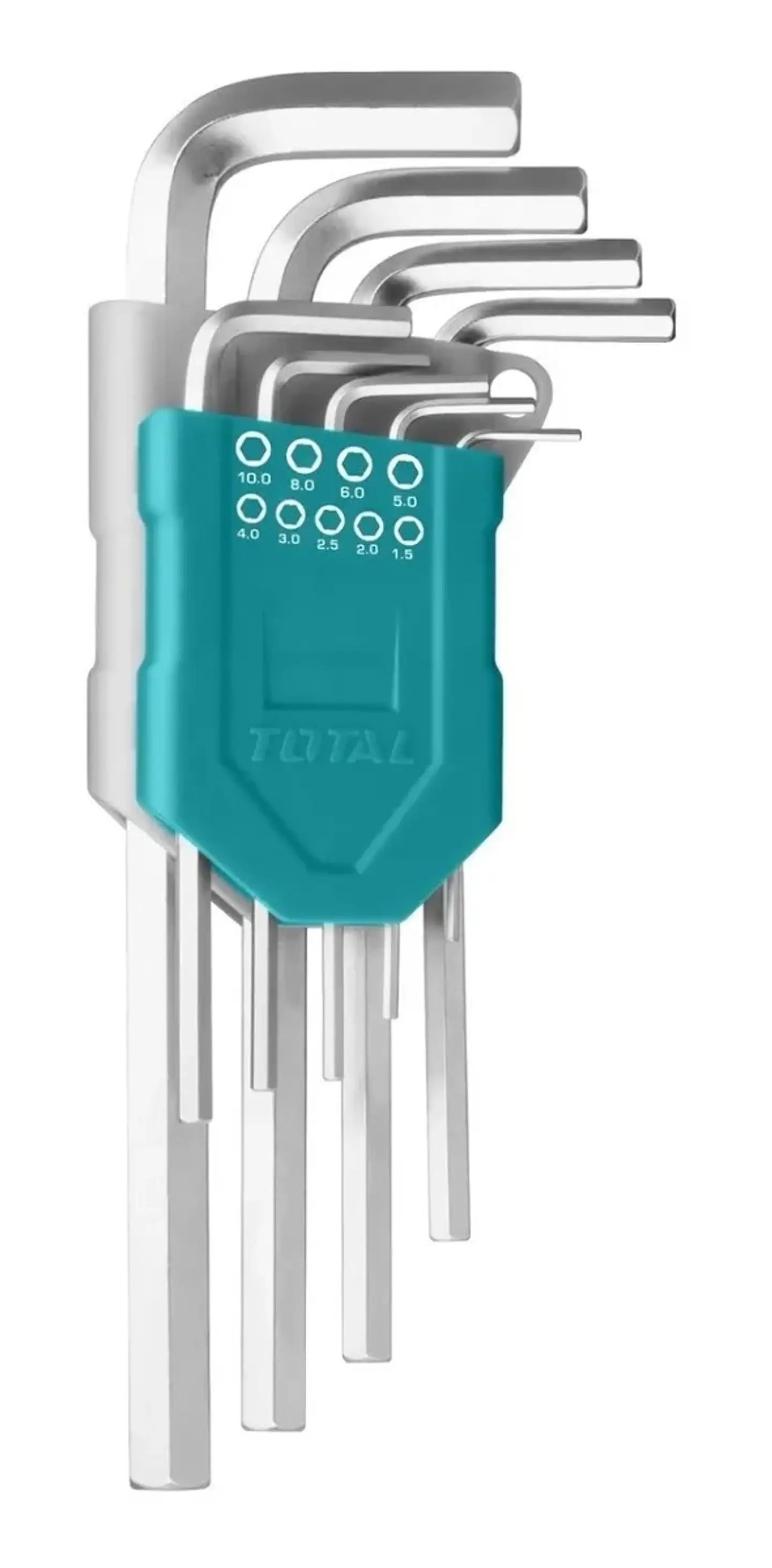 Set Juego De Llaves Medianas Allen Hexagonal 9 Piezas Total 1