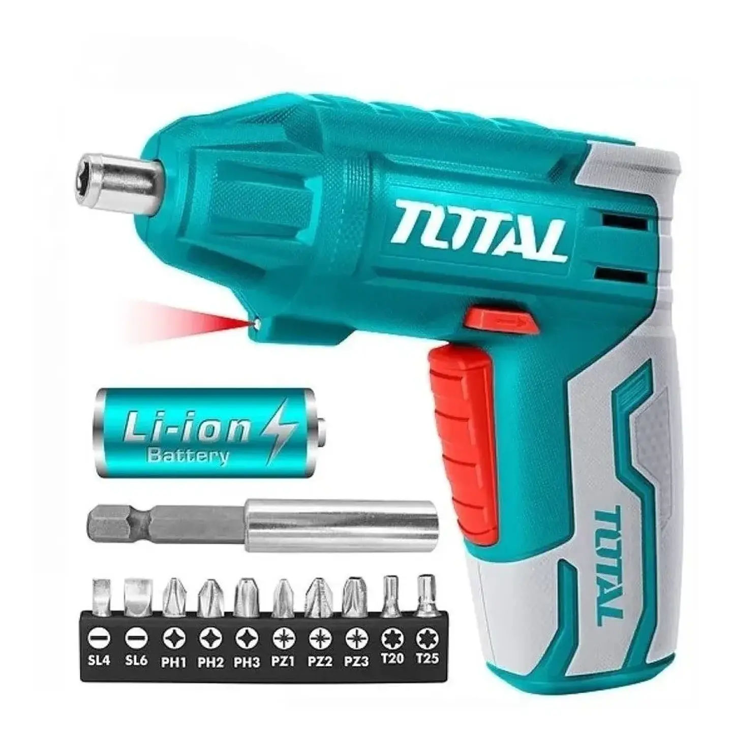 Destornillador Atornillador Inalámbrico 4v Total Tsdli0401 2