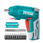 Destornillador Atornillador Inalámbrico 4v Total Tsdli0401 - Miniatura 2