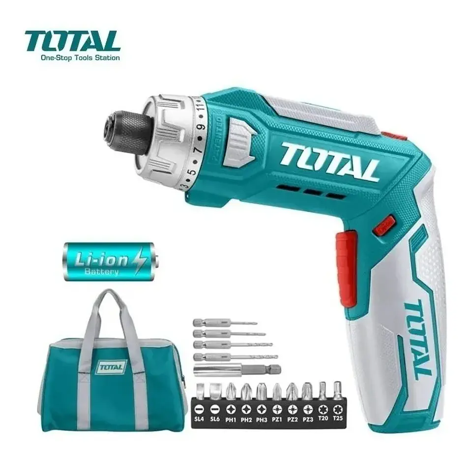 Destornillador Atornillador Inalámbrico 8v Total Tsdli0801 2