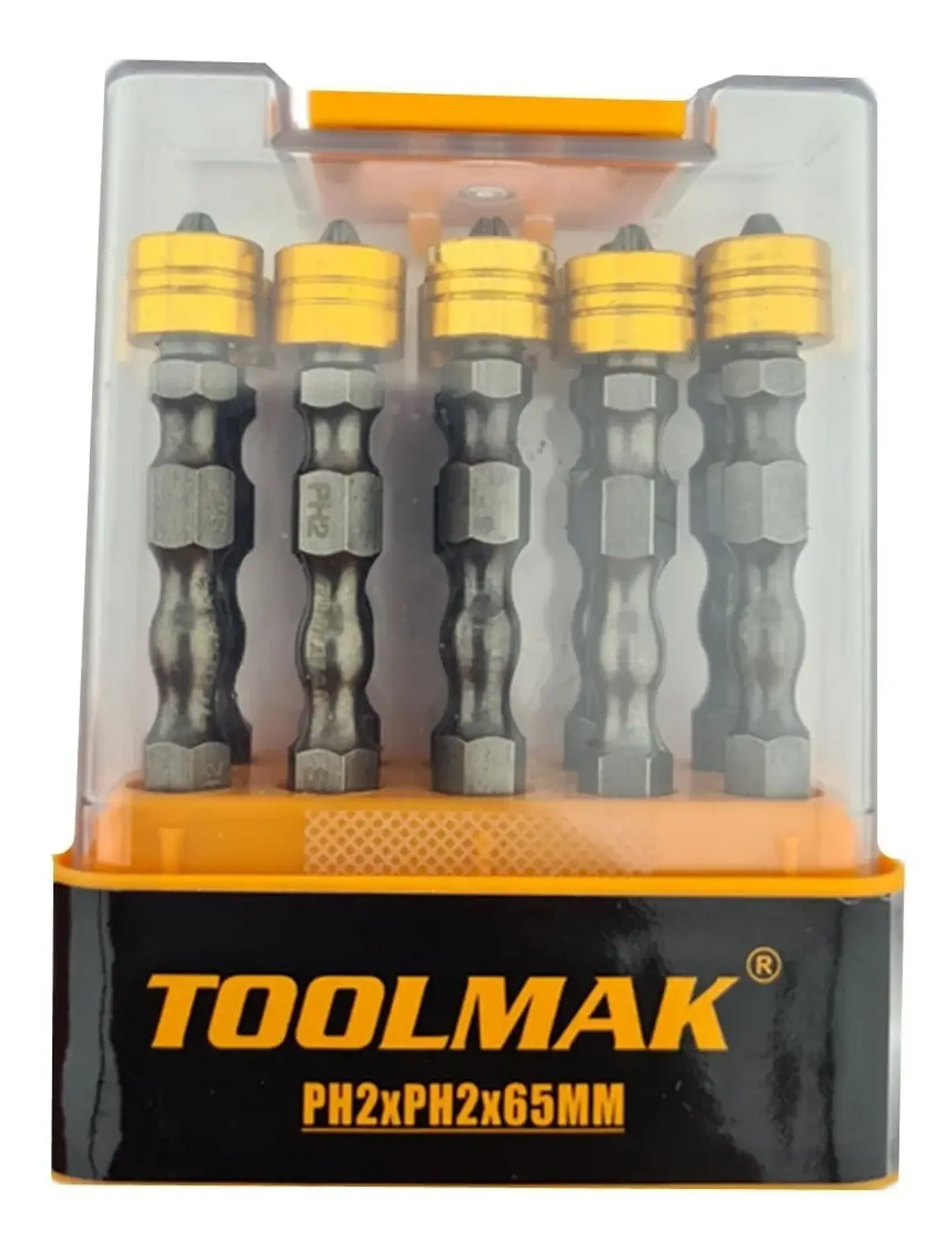 Juego Punta Phillips Aleación Doble S2ph2 10pc Magnetico Toolmak 1