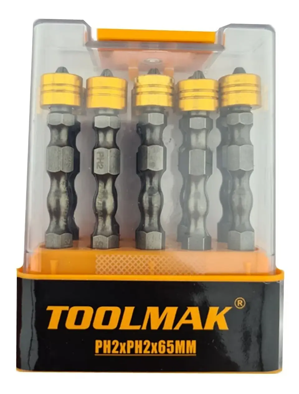 Juego Punta Phillips Aleación Doble S2ph2 10pc Magnetico Toolmak 1