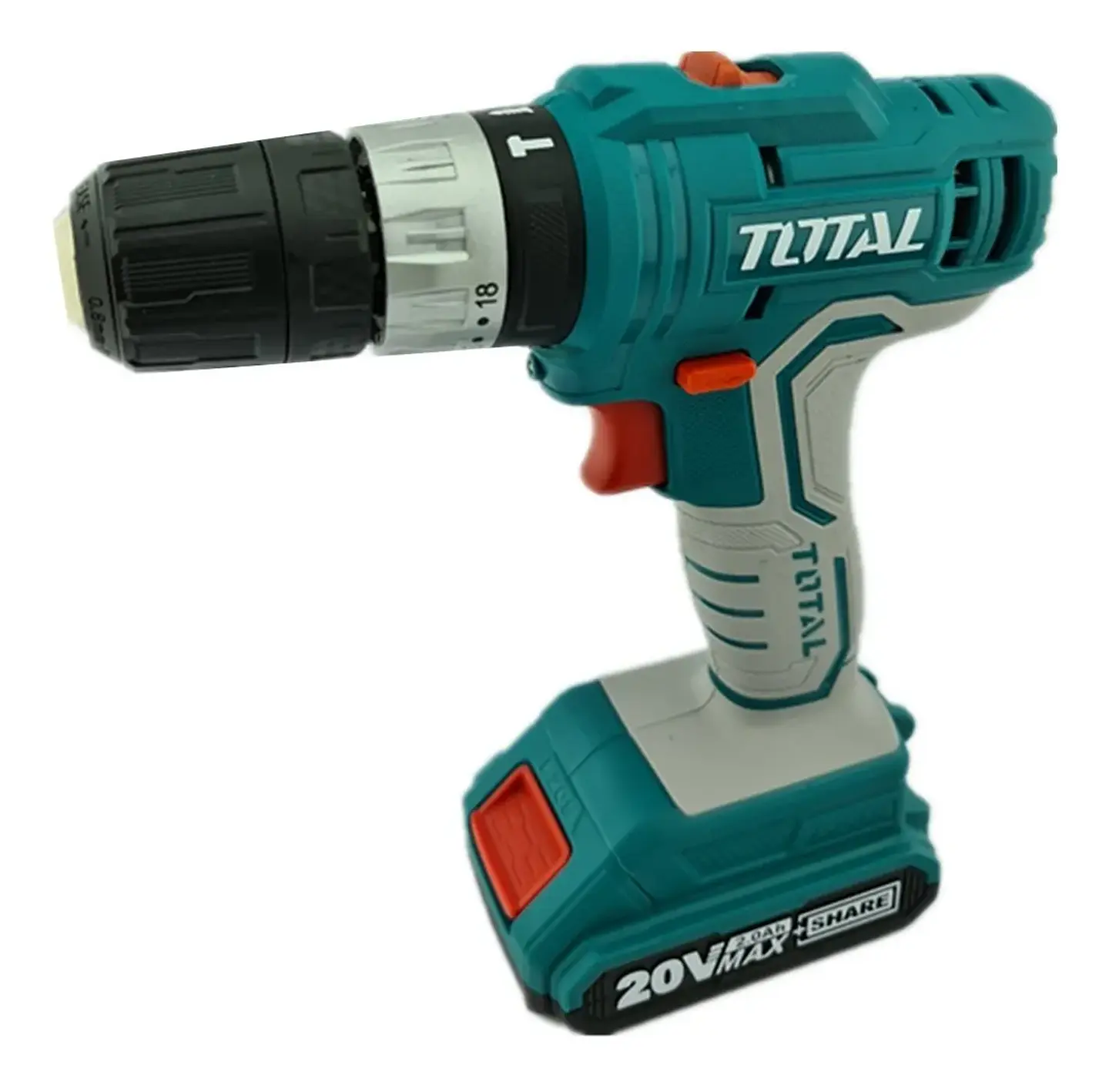 Taladro Atornillador Percutor 10mm 2bat 20v Total Tidli20012 2