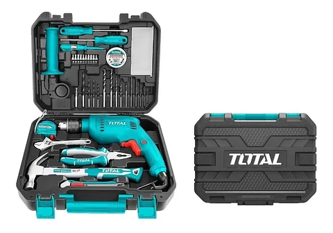 Kit Taladro Percutor 680w + Herramientas - 115 Piezas Total