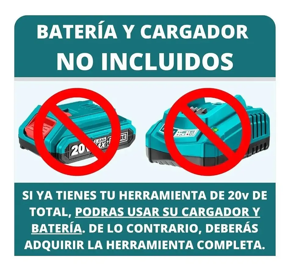Cortasetos Inalambrico 20v Total Thtli20018 2