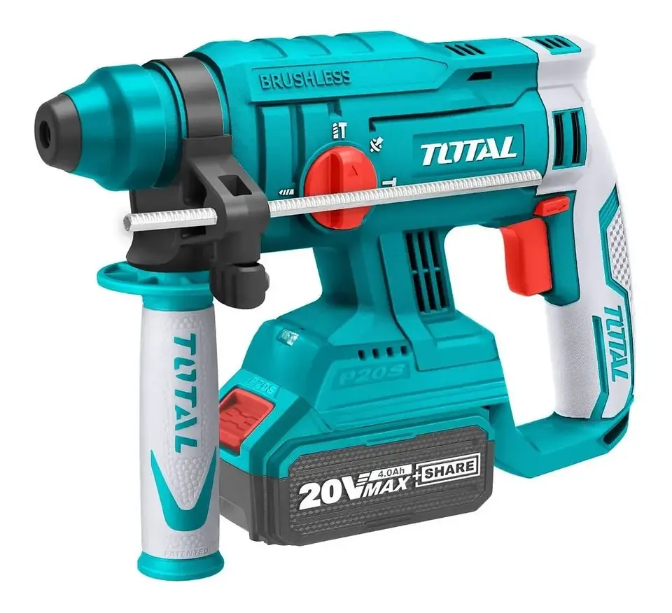 Rotomartillo Inalambrico Sds Plus 20v+ Bat+ Carg 4ah Total 1