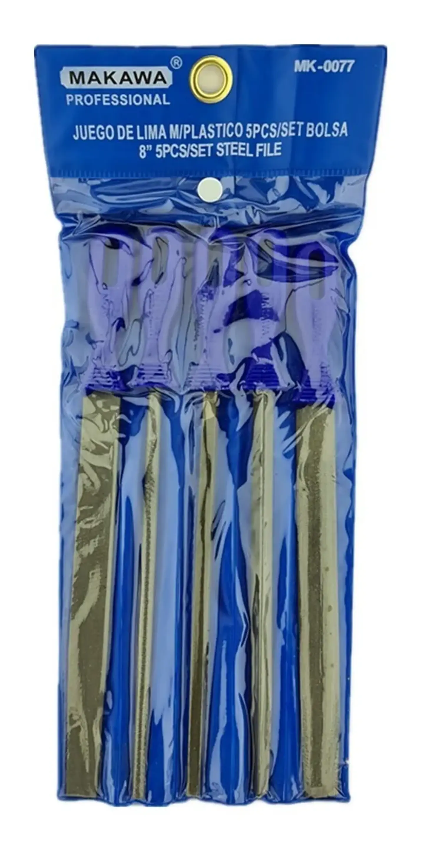 Kit Juego Limas De Acero 5 Piezas 8 Pulgadas Makawa Mk-0077 1