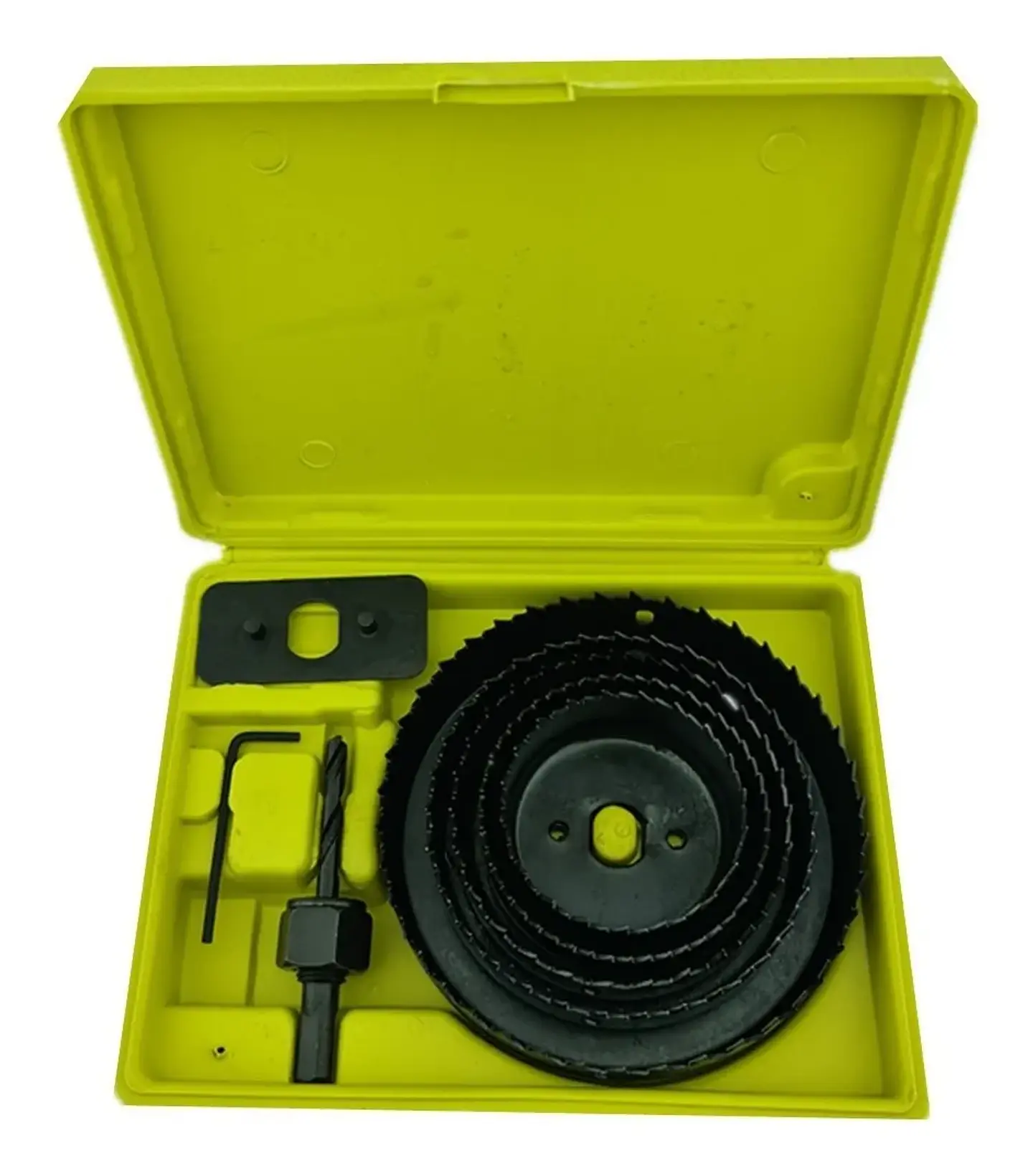 Kit Juego Hoja Broca Sierra Copa Para Madera 8 Piezas Neva 1