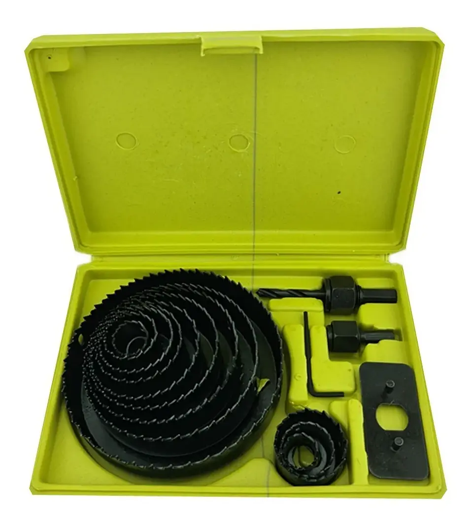 Kit Juego Hoja Broca Sierra Copa Para Madera 16 Piezas Neva 1