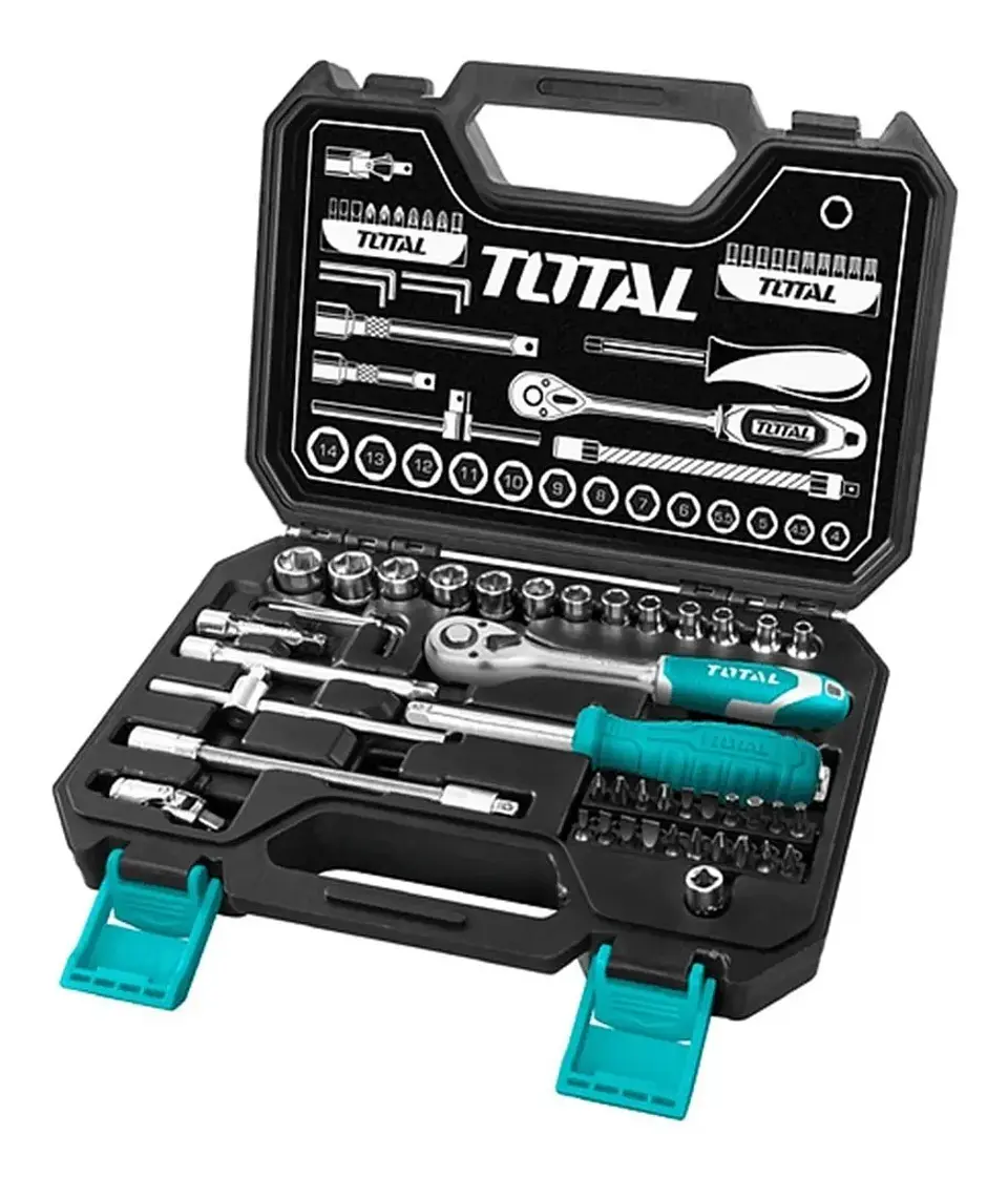 Kit Set Juego Dados Chicharra 1/4 45 Piezas Total Tht141451 1