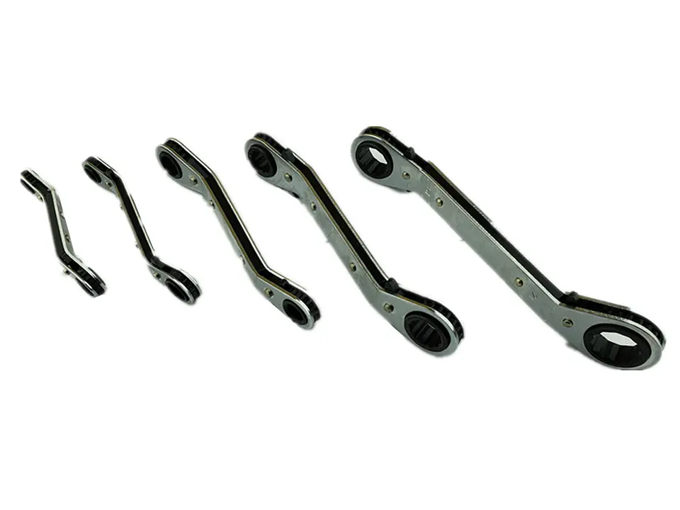 Kit Set Juego De Llaves Chicharras Curvas 5 Piezas Toolmak 2