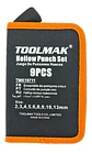 Kit Set Juego Sacabocado De Impacto 9 Pcs Toolmak Tmk19711 - Miniatura 2