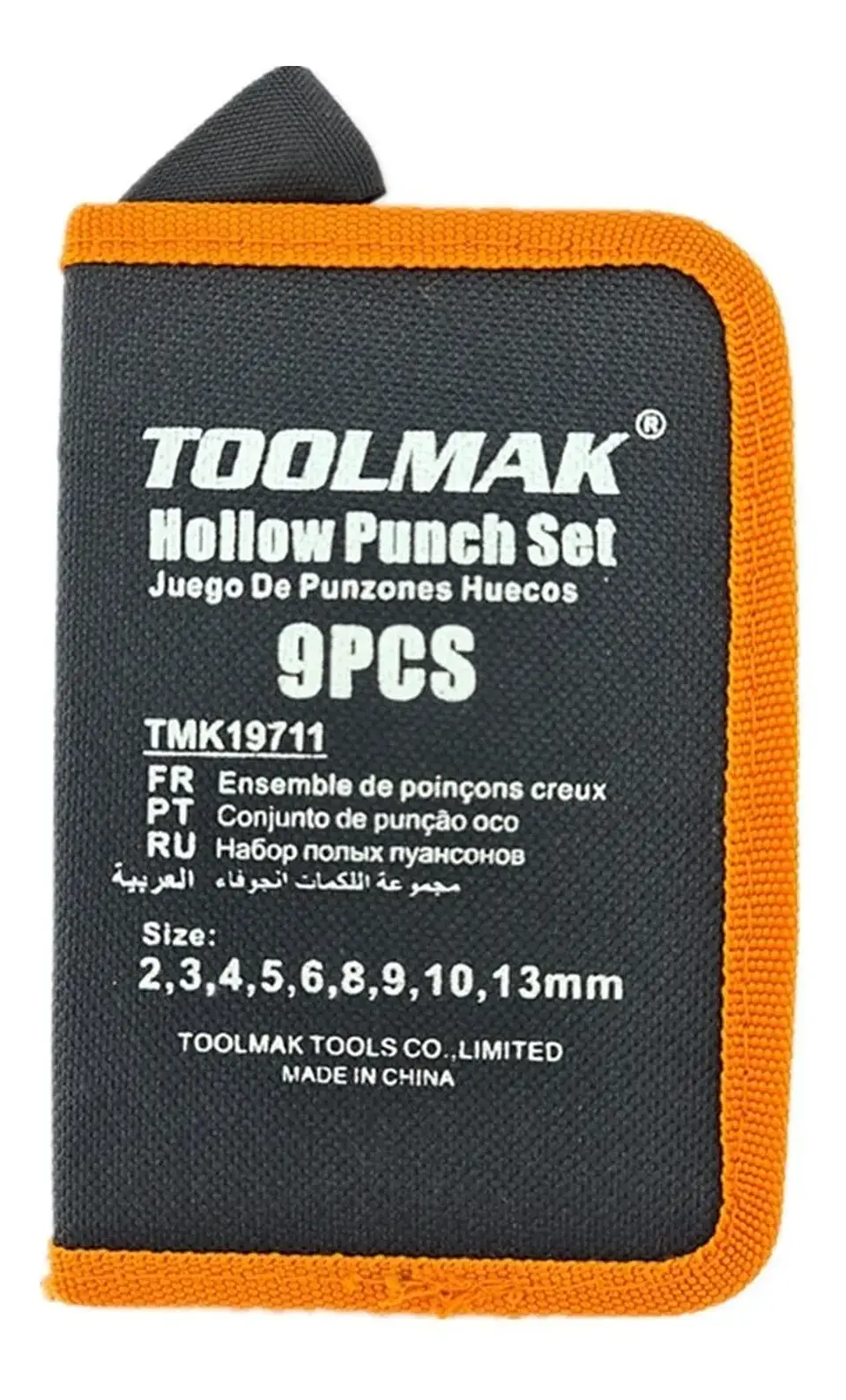 Kit Set Juego Sacabocado De Impacto 9 Pcs Toolmak Tmk19711 2