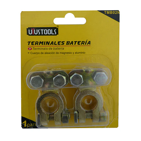 Terminales Bornes Para Bateria Auto 12v 6e Positivo/negativo