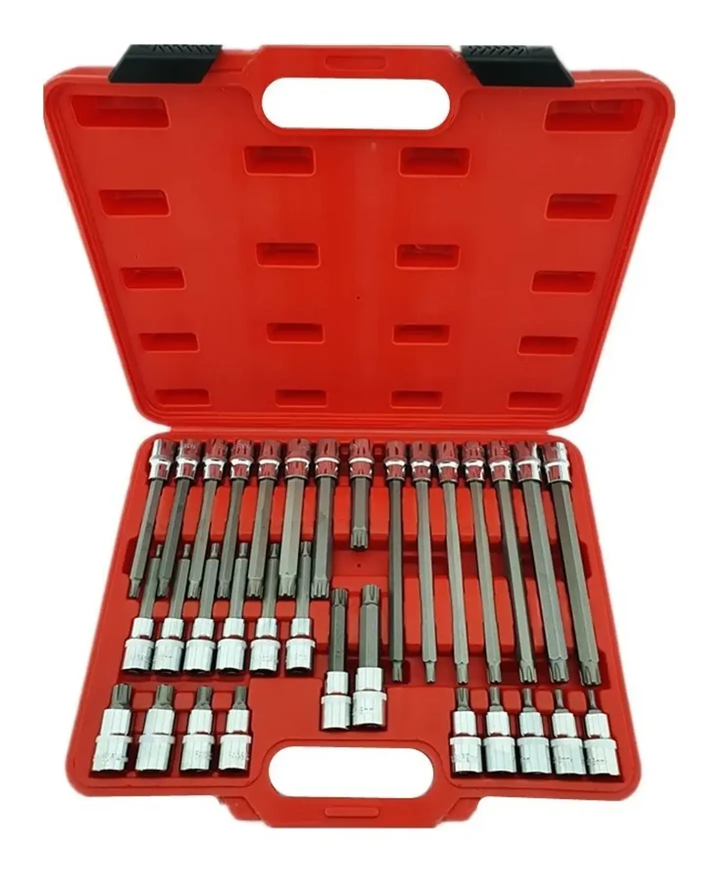 Juego De Dados Puntas Ribe Corto Medio Largo 32 Piezas 1