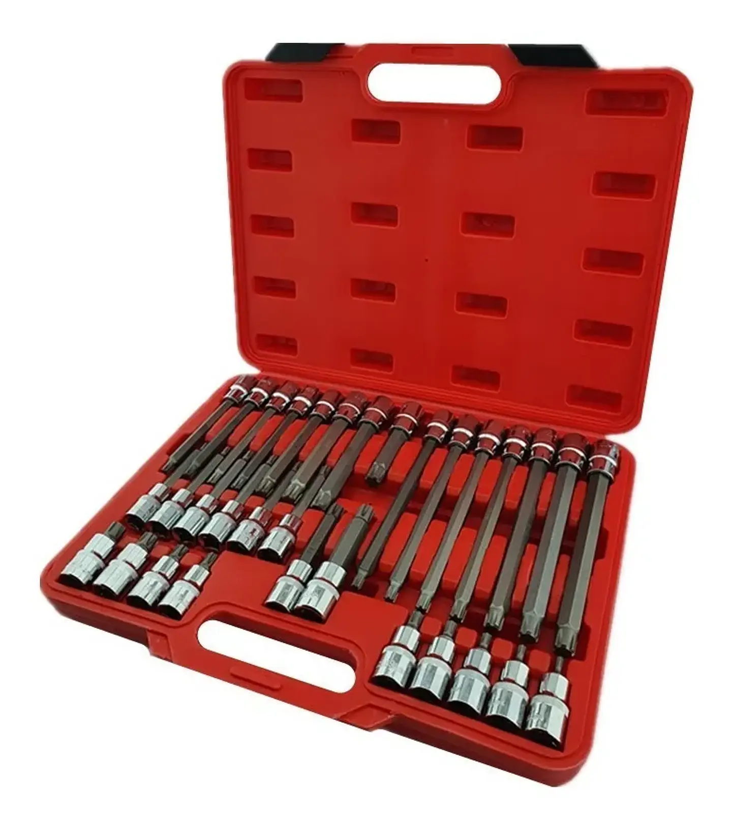 Juego De Dados Puntas Ribe Corto Medio Largo 32 Piezas 2