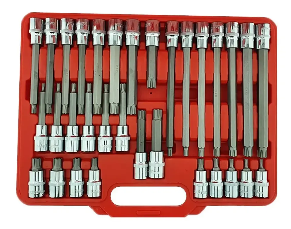 Juego De Dados Puntas Ribe Corto Medio Largo 32 Piezas 3