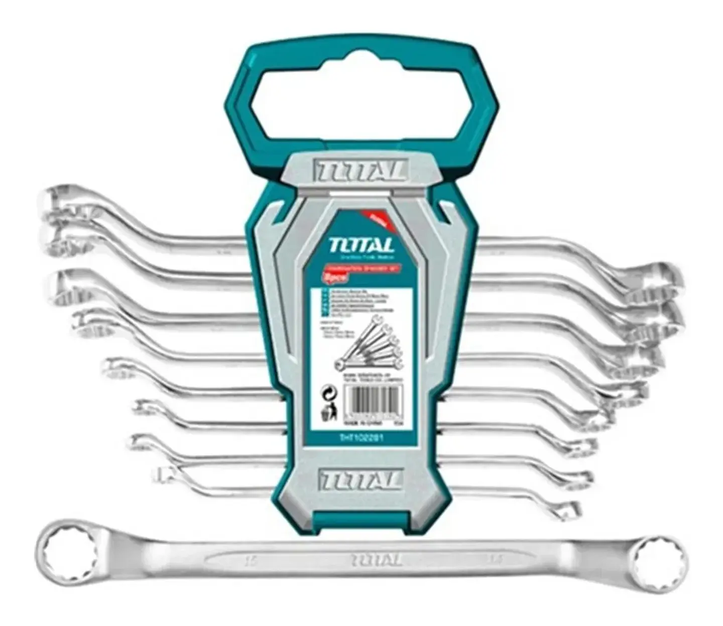 Juego De Llaves Curva Doble Corona 8 Piezas Total Tht102486 1