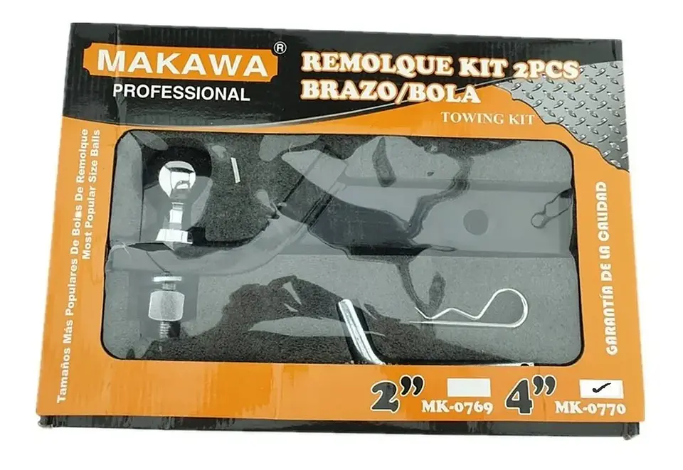 Kit De Remolque 2 Piezas Bola / Brazo 4 Pulgadas Makawa 3