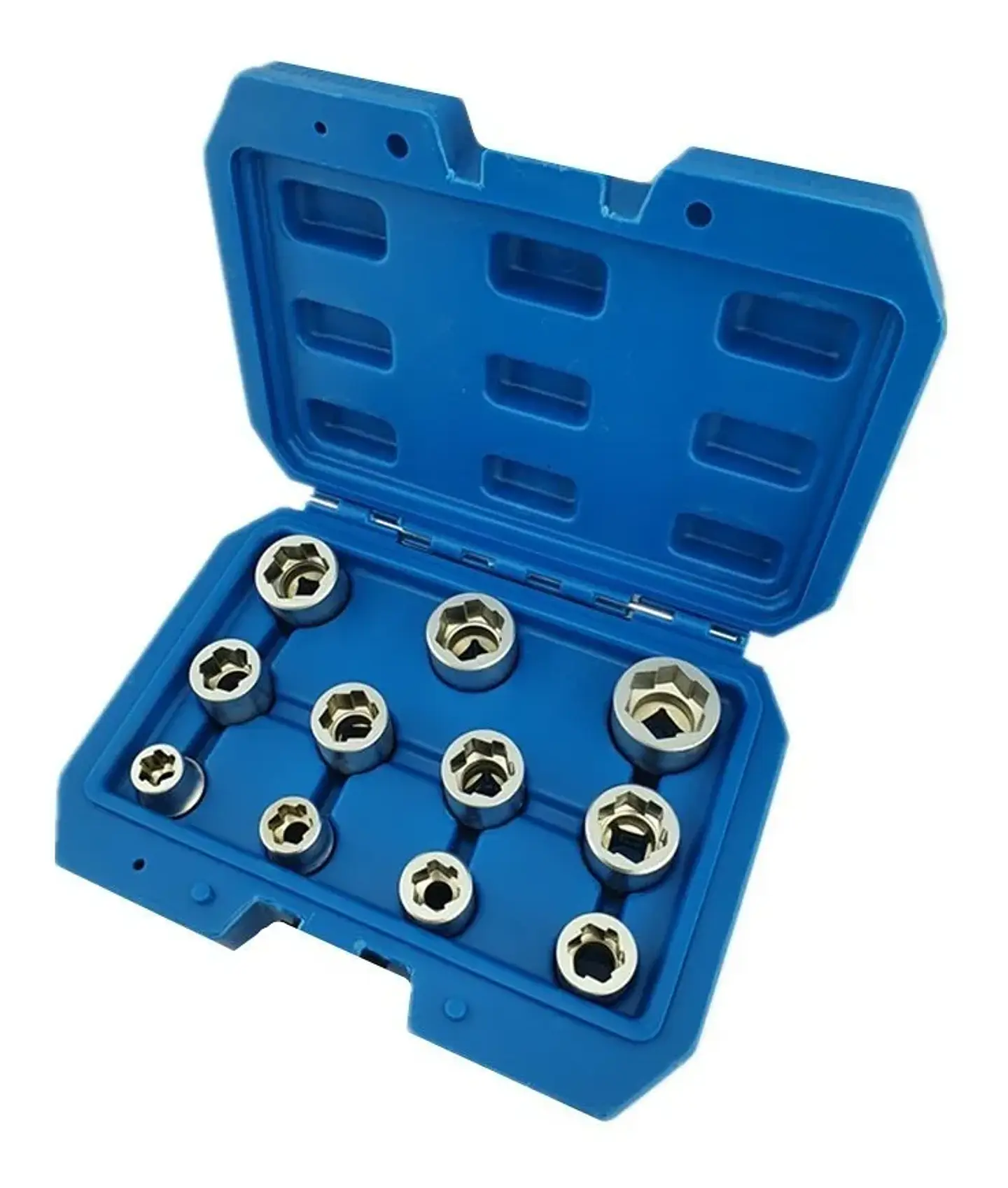Set Kit Extractor Extraccion Tuerca Pernos Rodados 11 Piezas 2