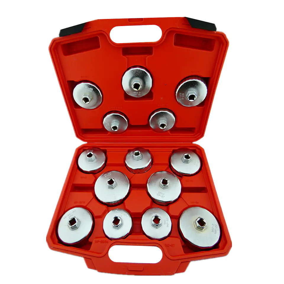 Kit 14 Piezas Extractor Filtro Aceite Automotriz Universal 1