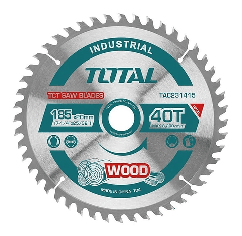 Disco De Sierra Circular 7 1/4 Pulgadas 40 Dientes Total