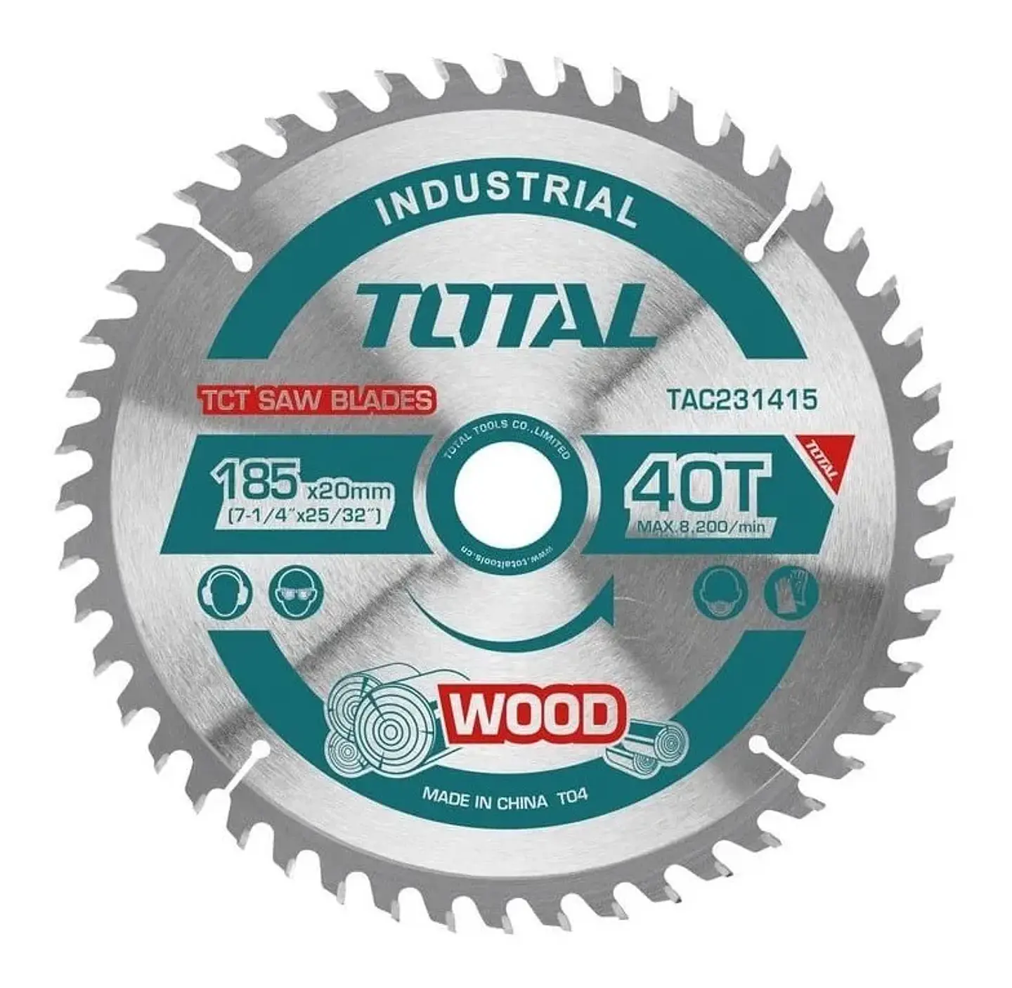 Disco De Sierra Circular 7 1/4 Pulgadas 40 Dientes Total 1
