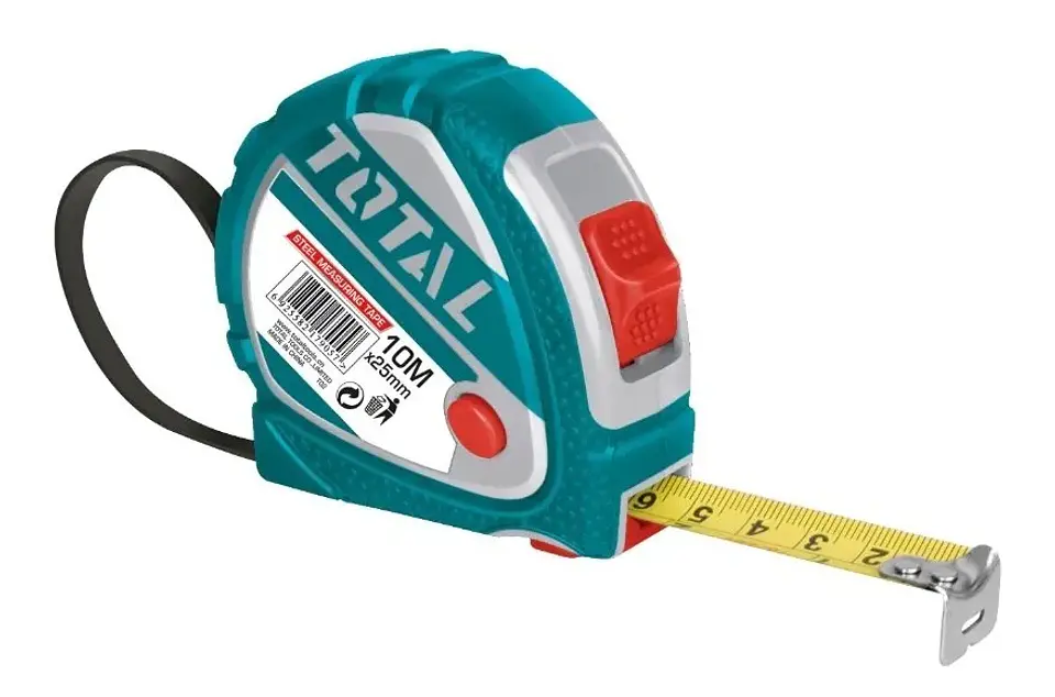 Cinta Huincha Metrica De Acero 10m Total Tmt126101 1