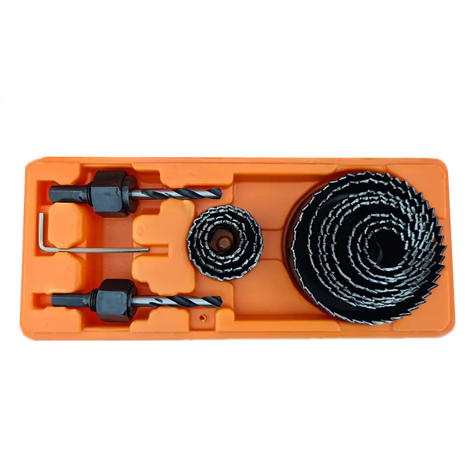 Juego Hoja Broca Sierra Copa Para Madera 15 Piezas Makawa 2