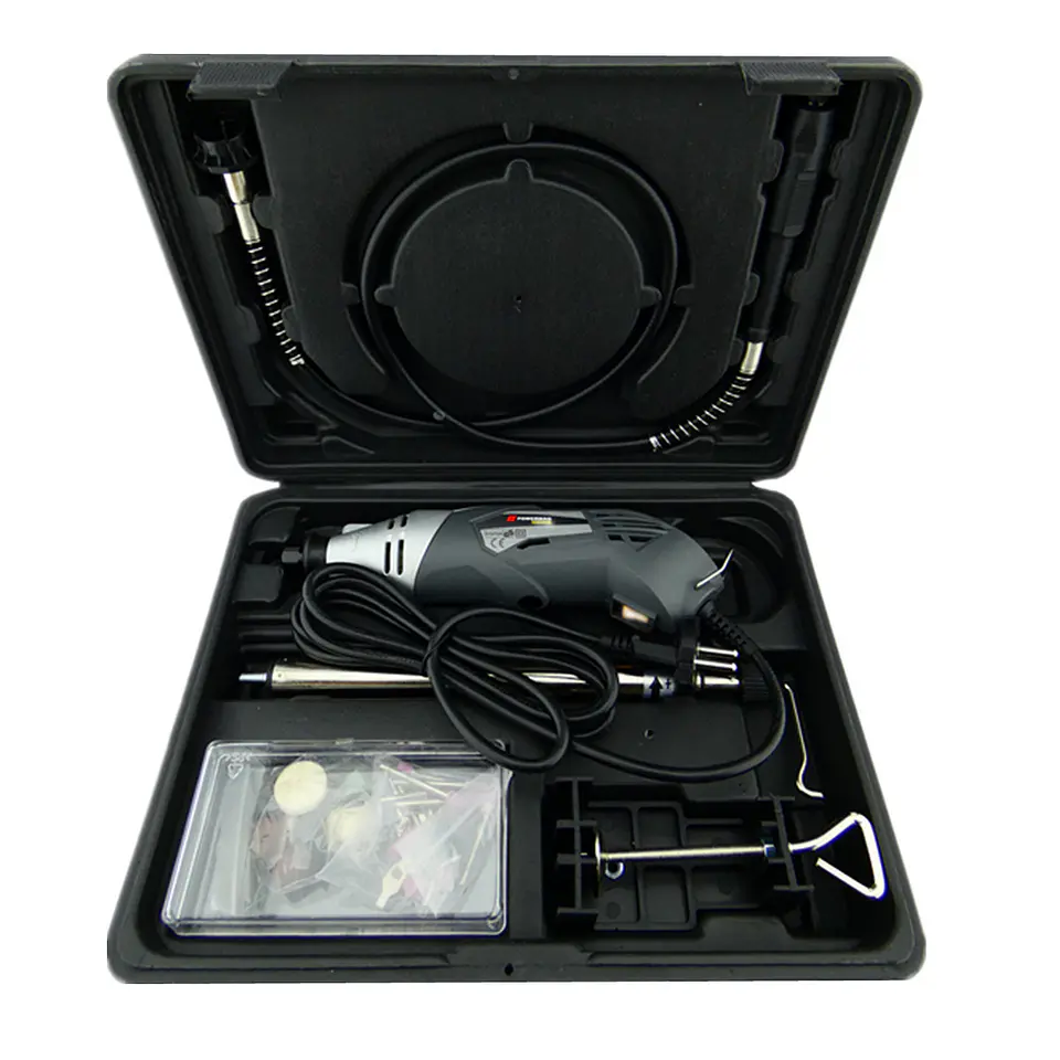 Herramienta Rotativa Mini Esmeril Torno Multiuso 170w Powerq 1