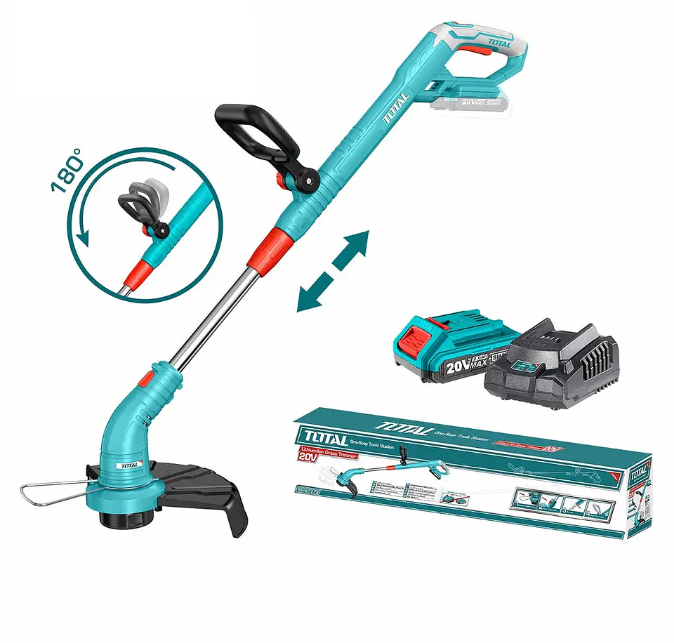 Orilladora Inalambrica 20v + Bat + Cargador Total Tgtli20301 1