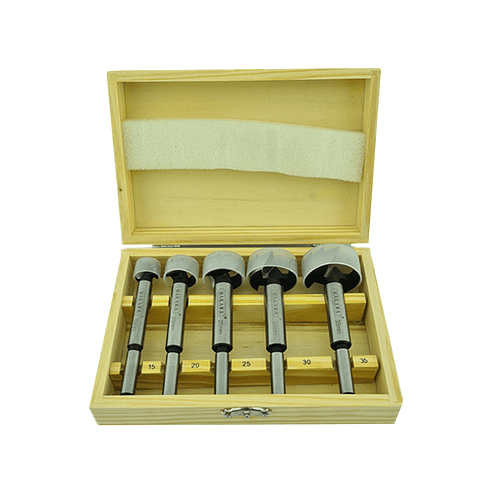 Kit Set Juego De Brocas Fortsner Para Madera 5 Piezas Makawa