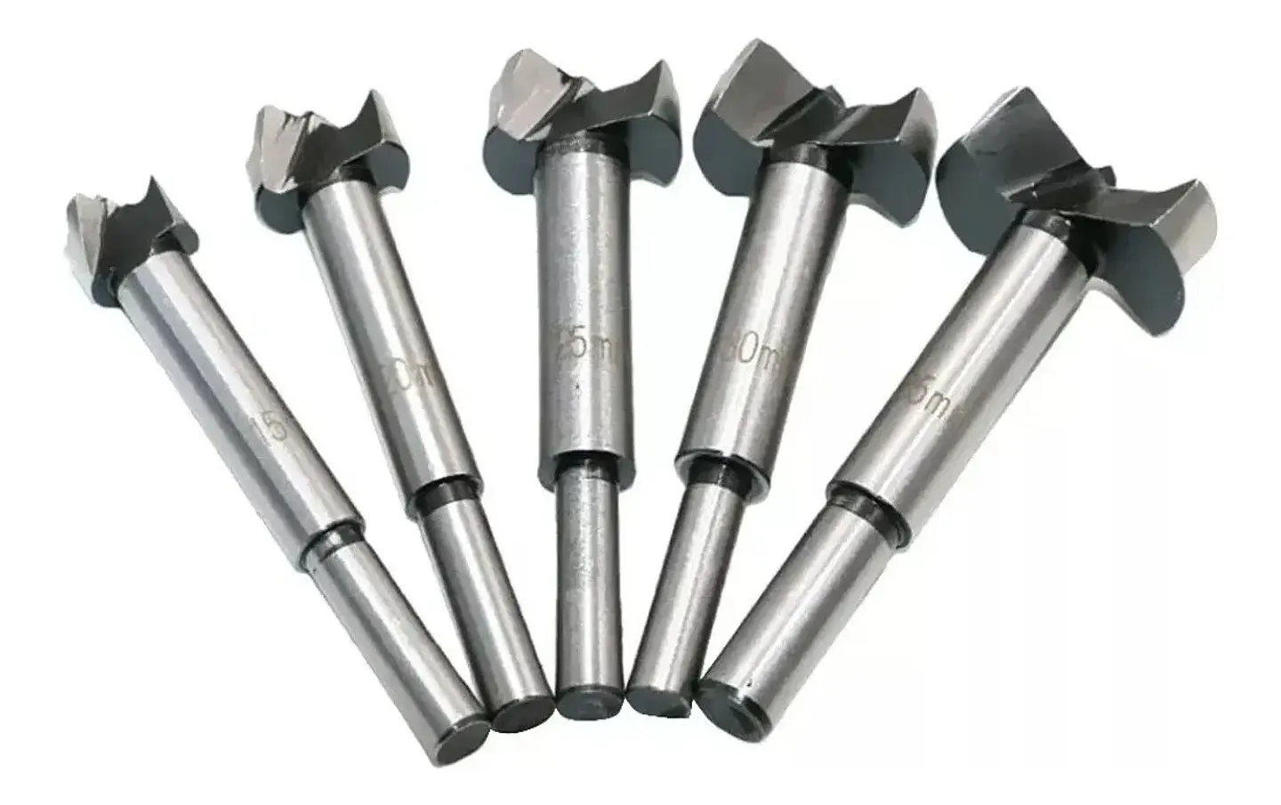 Kit Set Juego De Brocas Fortsner Para Madera 5 Piezas Makawa 2