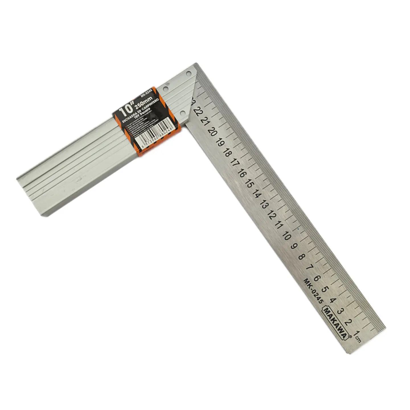 Escuadra Carpintero Esquina 10 Pulgadas Acero Templado Makawa 1