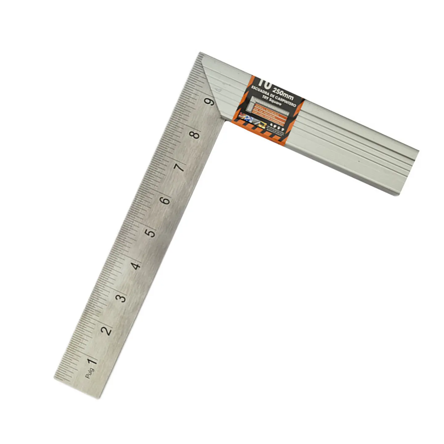 Escuadra Carpintero Esquina 10 Pulgadas Acero Templado Makawa 2