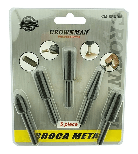 Set Kit Juego De Broca Para Metal 5 Piezas Crownman