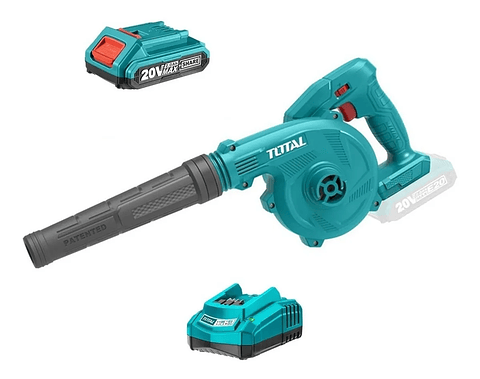 Soplador Inalambrico 20v + Bateria + Cargador Total Tabli20018
