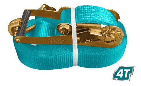 Eslinga Cinta Amarre Con Ratchet 4t X 10m Total Thtrs4101