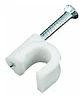 Grapa Grampa Rg6 Cable 8mm Blanco 100 Unidades Toolmak - Miniatura 3