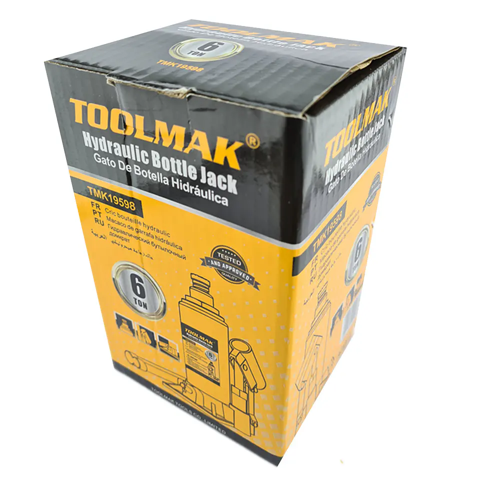 Gata Hidraulica Tipo Botella 6 Toneladas Tmk19598 2