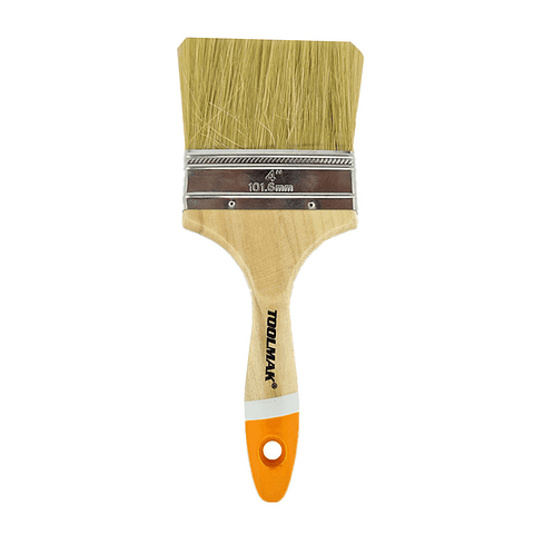 Brocha Para Pintar 4 Pulgadas (101mm) Mango Madera Toolmak