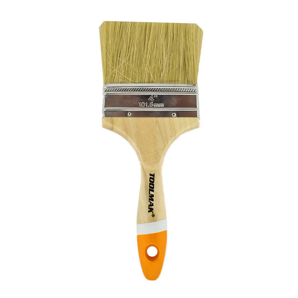 Brocha Para Pintar 4 Pulgadas (101mm) Mango Madera Toolmak 1