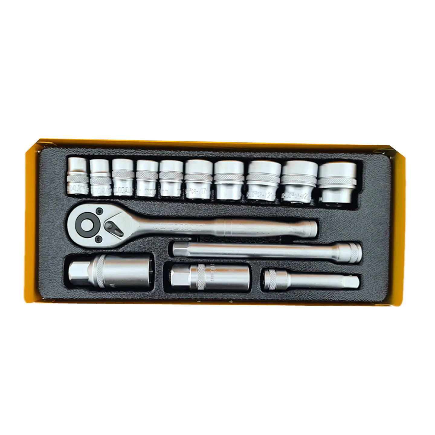 Kit Set Juego De Dados Chicharra Cuadrante 3/8 15 Piezas Toolmak 2