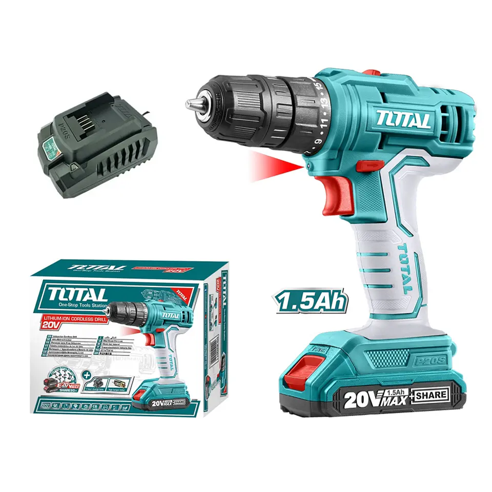 Taladro Atornillador Inalambrico 20v 10mm Bat+carg Tdli20011 1